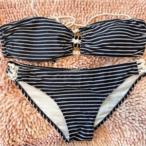 Eve’s Temptation striped bikini sz Large